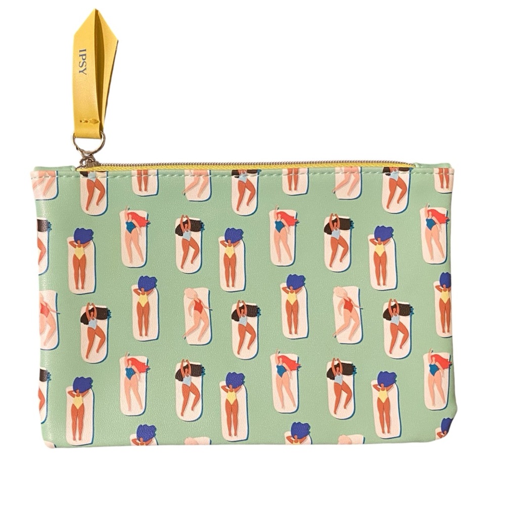 IPSY Pastel Green Bikini Babes Mini Bag 5” x 7”